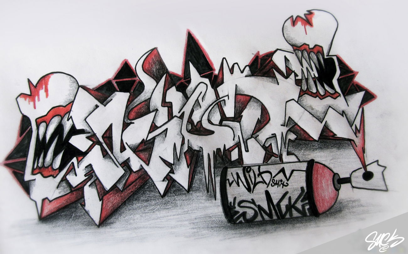 Graffiti Sketch - Photo by SMCK - graffiti, graffitiart, drawing (2018)