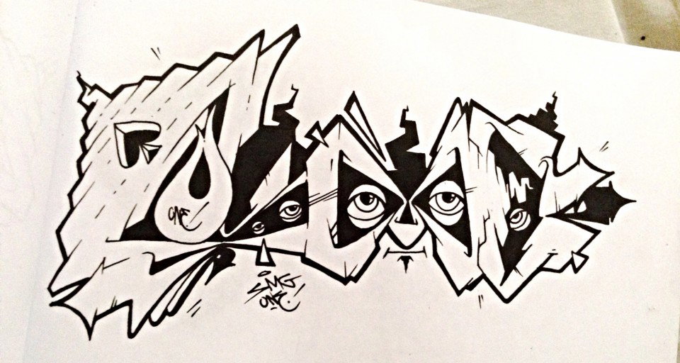 Graffiti Sketch - Photo by SMG