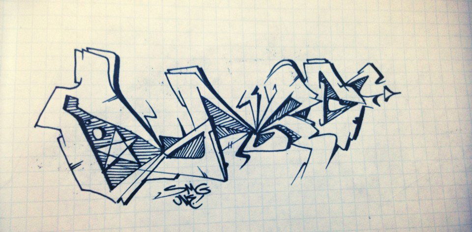 Graffiti Sketch - Photo by SMG