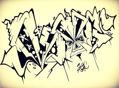 Graffiti Sketch - Photo by SMG