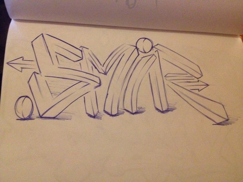 Graffiti Sketch - Photo by SMIR_SEK