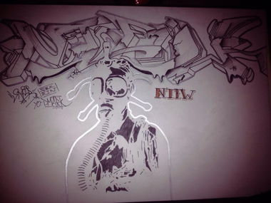 Graffiti Sketch - Photo by SMIR_SEK
