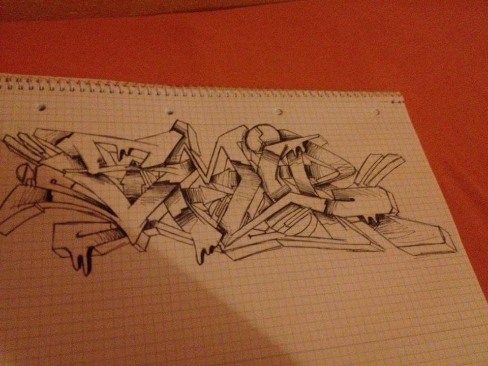 Graffiti Sketch - Photo by SMIR_SEK
