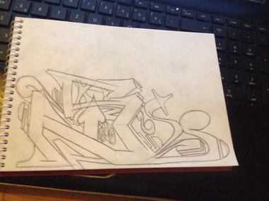 Graffiti Sketch - Photo by SMIR_SEK