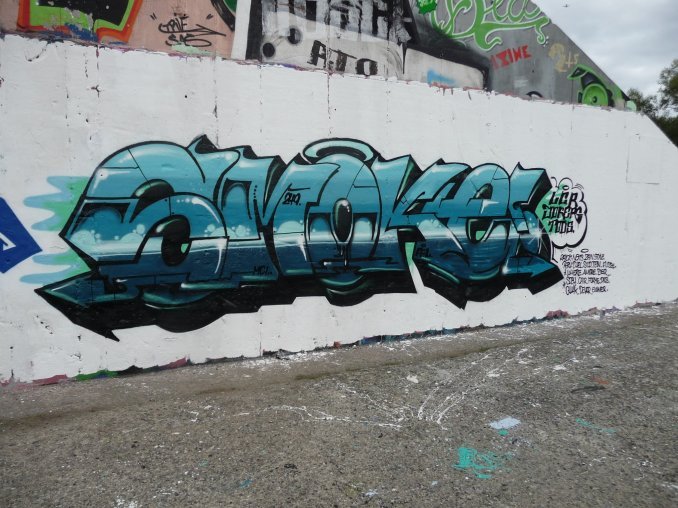 Graffiti Wall - Photo by SMOKE249