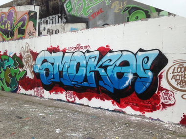 Graffiti Wall - Photo by SMOKE249