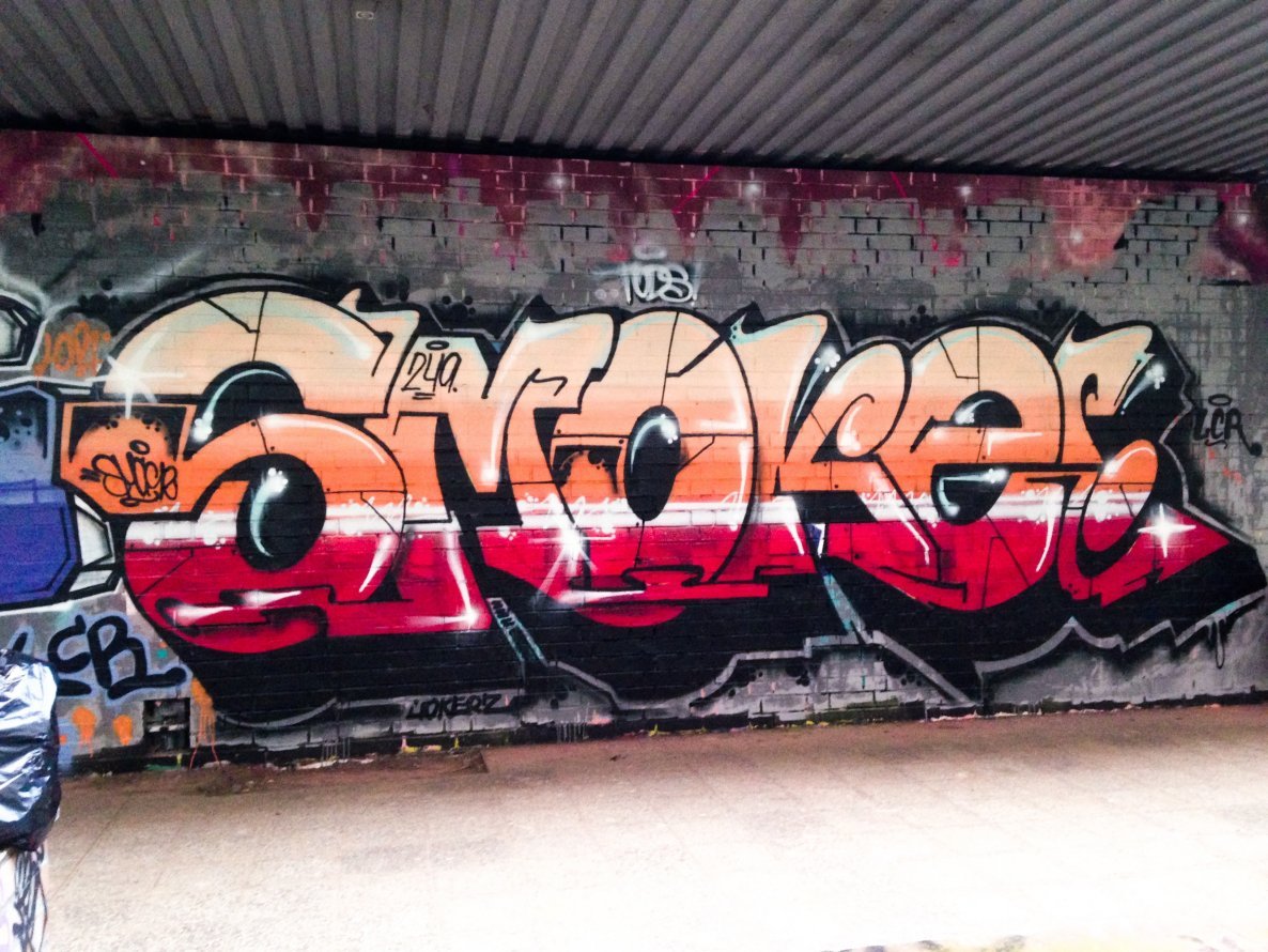 Graffiti Wall - Photo by SMOKE249