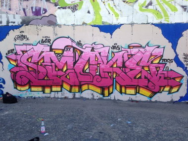 Graffiti Wall - Photo by SMOKE249