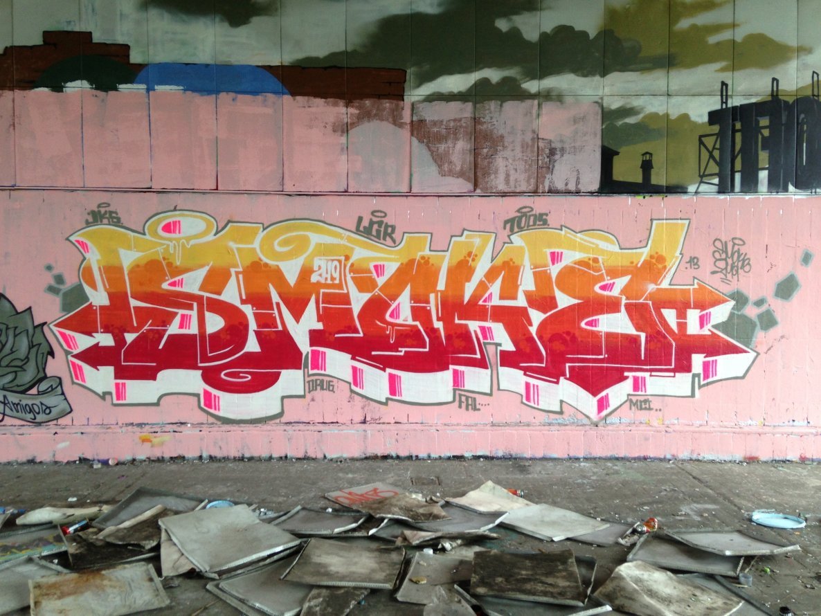 Graffiti Wall - Photo by SMOKE249