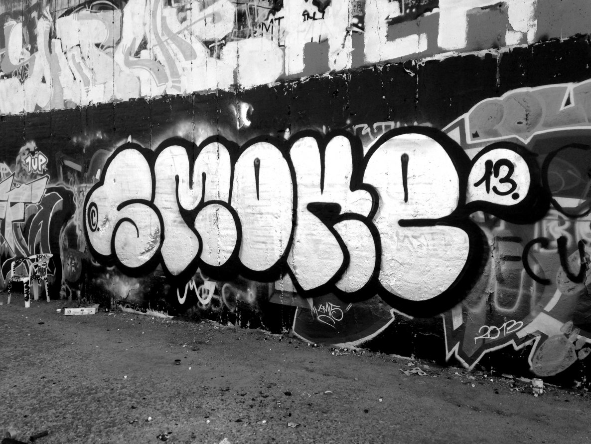 Graffiti Wall - Photo by SMOKE249