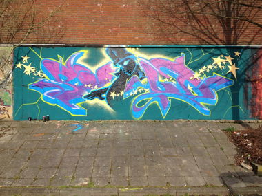 Graffiti Wall in Bremerhaven - Photo by SMUD257