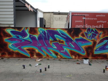 Graffiti Wall in Bremerhaven - Photo by SMUD257