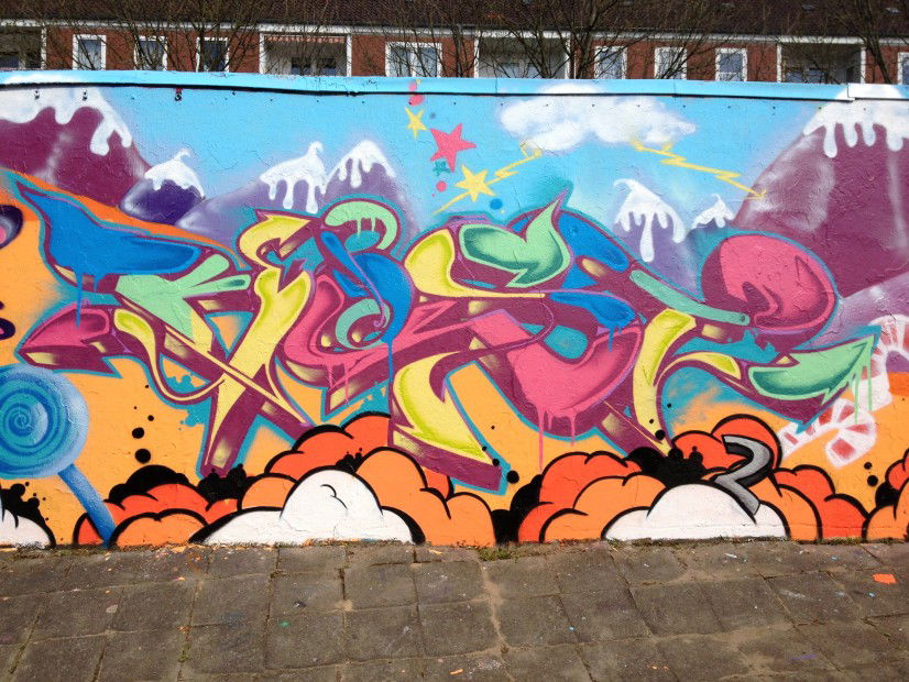 Graffiti Wall in Bremerhaven - Photo by SMUD257