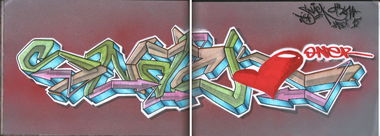 Graffiti Sketch - Photo by SNACK