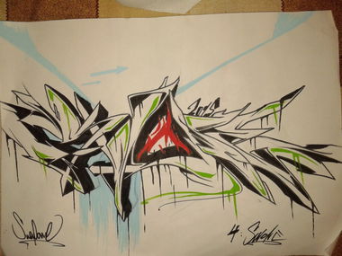 Graffiti Sketch - Photo by SNAPO