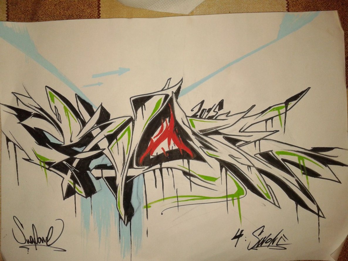 Graffiti Sketch - Photo by SNAPO