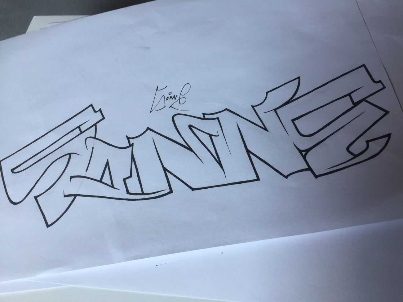 Graffiti Sketch - Photo by SNE (2017)
