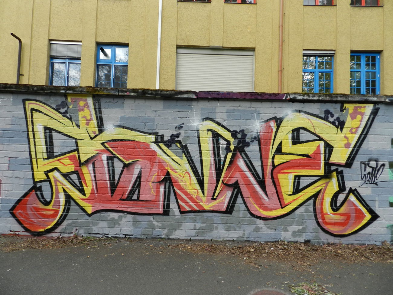 Graffiti Wall in Nürnberg - Photo by SNE (2017)