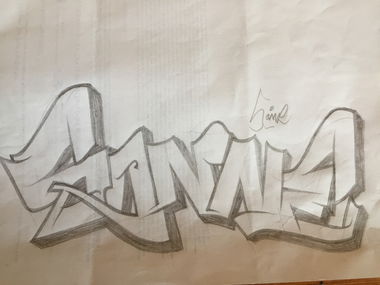 Graffiti Sketch - Photo by SNE (2017)