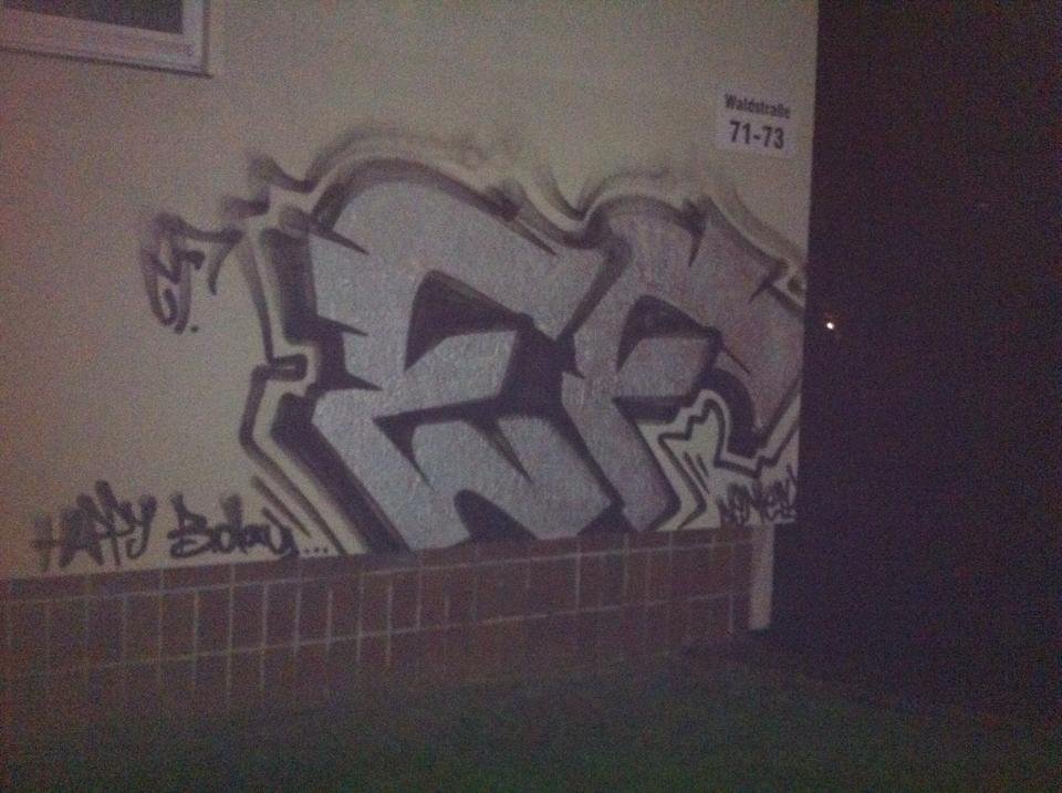 Graffiti Wall in Leipzig - Photo by SOLID