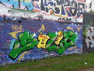 Graffiti Wall in Poland - Photo by SOLID