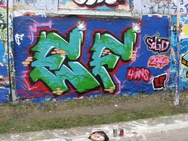 Graffiti Wall in Leipzig - Photo by SOLID