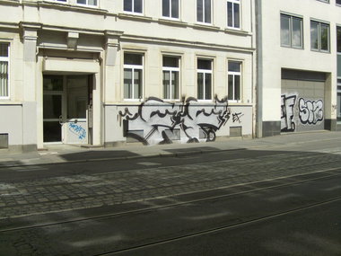 Graffiti Bombing - Photo by SOLID