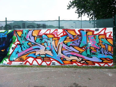 Graffiti Wall - Photo by SOMEY - TCK, tuffcity, kids (2014)