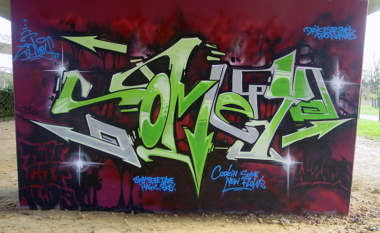 Graffiti Wall - Photo by SOMEY