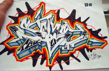 Graffiti Wall - Photo by SOMEY