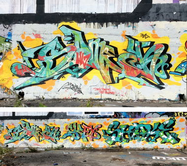Graffiti in Brussels - Photo by SOMEY - tck, tds, wiz