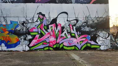 Graffiti Wall - Photo by SOMEY - somey, tck, nhs (2016)