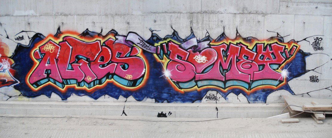 Graffiti Wall - Photo by SOMEY