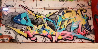 Graffiti Wall in Brussels - Photo by SOMEY - somey, tck, tds (2016)