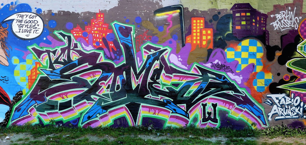 Graffiti Wall - Photo by SOMEY - SOMEY, TCK, WIZARDS (2013)