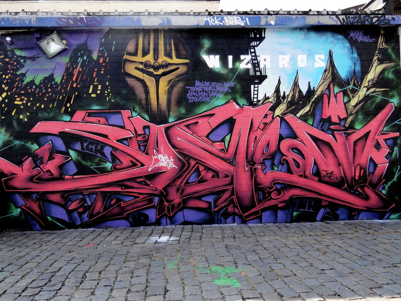 Graffiti in Brussels - Photo by SOMEY - SOMEY, TUFFCITYKIDS, WIZARDS (2015)