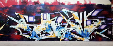 Graffiti Wall - Photo by SOMEY - TCK, ID, NHS (2015)