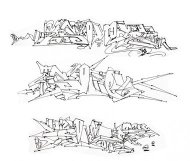 Graffiti Sketch - Photo by SOMEY - TCK, ID, NHS