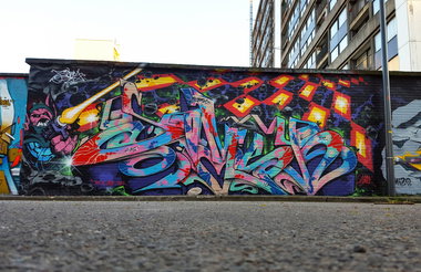 Graffiti Wall - Photo by SOMEY (2016)