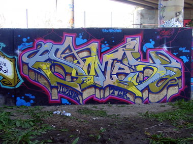Graffiti Wall - Photo by SOMEY - NHS, TCK, WIZARDS (2013)