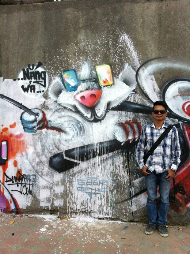 Graffiti Wall in Hanoi - Photo by SOOR1 - SOOR1 (2013)
