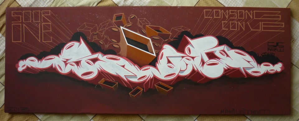 Graffiti Sketch in Hanoi - Photo by SOOR1 - SOOR1 (2013)