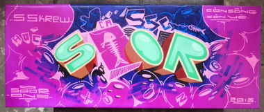 Graffiti Sketch in Hanoi - Photo by SOOR1 - SOOR1 (2013)