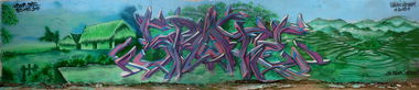 Graffiti Wall in Hanoi - Photo by SOOR1 - SOOR1 (2013)