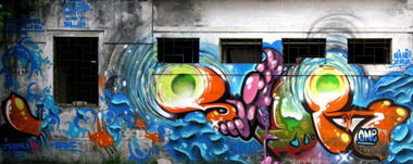 Graffiti Wall in Hanoi - Photo by SOOR1 - SOOR1 (2012)