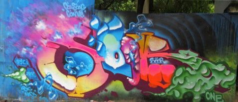 Graffiti Wall in Hanoi - Photo by SOOR1 - SOOR1 (2012)