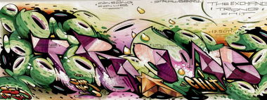 Graffiti Sketch in Hanoi - Photo by SOOR1 - SOOR1 (2012)