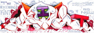 Graffiti Sketch in Hanoi - Photo by SOOR1 - SOOR1 (2012)