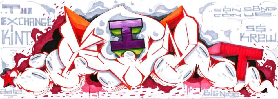 Graffiti Sketch in Hanoi - Photo by SOOR1 - SOOR1 (2012)