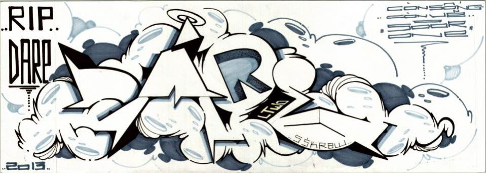 Graffiti Sketch in Hanoi - Photo by SOOR1 - SOOR1 (2013)